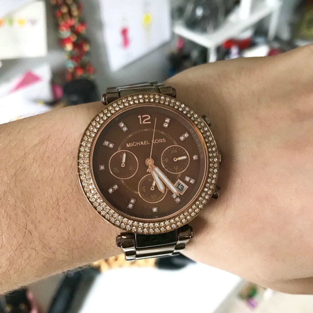 MICHAEL KORS ||| PARKER CHRONOGRAPH WATCH